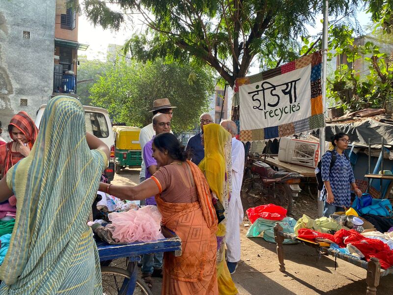 Donate clothes at collection points