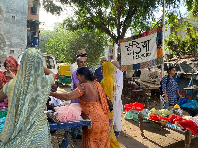 Donate clothes at collection points